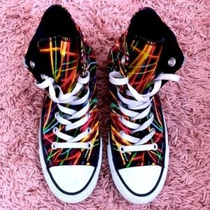 CONVERSE Neon Lights Satin Rainbow